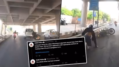 Law student arrested after deliberately hitting biker with his SUV