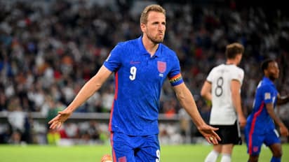 UEFA Nations League : രക്ഷകനായി ഹാരി കെയ്ന്, ഇംഗ്ലണ്ടിനായി 50-ാം ഗോള്; ജര്മനിക്കെതിരെ നാടകീയ സമനില