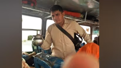 Viral: Haryana bus conductor offers water to all passengers, netizens appreciate him