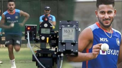 அரண்டுபோன அக்தர்.. மிரண்டுபோன டிராவிட்..! கிரிக்கெட்டில் வரலாற்று சாதனை படைத்த உம்ரான் மாலிக்