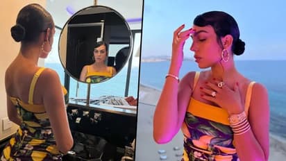 Ronaldo's partner Georgina Rodriguez paid nearly Rs 2 lakh for Dolce & Gabbana lemon print dress