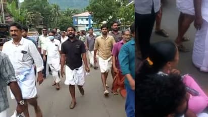 കൂട്ടാലിടയിൽ പ്രതിഷേധ മാര്‍ച്ചിനിടെ  കോണ്‍ഗ്രസ് - സിപിഎം സംഘര്‍ഷം 