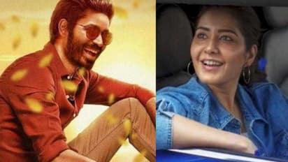 Thiruchitrambalam : 'തിരുചിത്രമ്പല'വുമായി ധനുഷ്, റാഷി ഖന്നയുടെ ക്യാരക്ടര്‍ ലുക്ക് പുറത്തുവിട്ടു