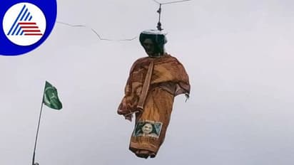 ನೂಪುರ್ ಶರ್ಮಾ ಪ್ರತಿಕೃತಿ ನಡುರಸ್ತೆಯಲ್ಲೇ ನೇತು ಹಾಕಿದ ಕಿಡಿಗೇಡಿಗಳು: ಹಿಂದೂಪರ ಸಂಘಟನೆಗಳ ಆಕ್ರೋಶ