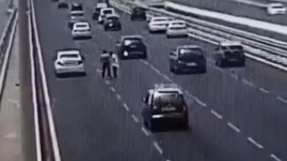 പരിക്കേറ്റ പരുന്തിനെ രക്ഷിക്കാൻ ശ്രമിക്കവെ കാറിടിച്ച് രണ്ട് പേർക്ക് ദാരുണാന്ത്യം -വീഡിയോ