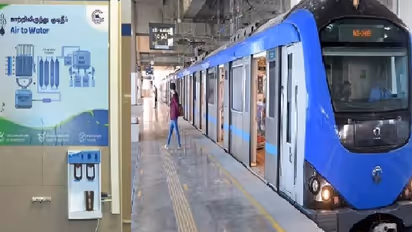 மக்களுக்கு காற்றில் இருந்து தயாரிக்கப்பட்ட குடிநீர்... மெட்ரோ ரயில் நிலையங்களில் அறிமுகமானது சூப்பர் திட்டம்!!