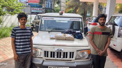 ആന്ധ്രയില് നിന്നും കടത്തിക്കൊണ്ടുവന്ന മൂന്നരകിലോ കഞ്ചാവുമായി യുവാക്കള് പിടിയില്