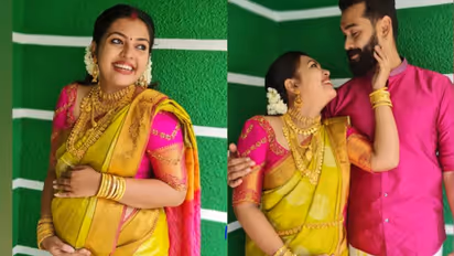 Mridhula Vijai : ഏഴാം മാസത്തിലെ സീമന്ത ചടങ്ങ് ആഘോഷമാക്കി മൃദുലയും യുവയും, വീഡിയോ