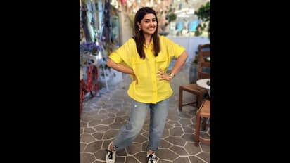 திருப்பதியில் குடும்பத்துடன் தரிசனம் செய்த சினேகா பிரசன்னா.. வைரலாகும் க்யூட் போட்டோஸ்!