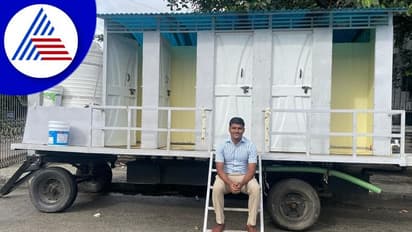 ತಲೆ ಕೆಡಿಸಿಕೊಳ್ಳದ ಬಿಬಿಎಂಪಿ: ಗೊರಗುಂಟೆಪಾಳ್ಯದಲ್ಲಿ ಮೊಬೈಲ್ ಶೌಚಾಲಯ ಇರಿಸಿದ ಪಿಎಸ್ಐ