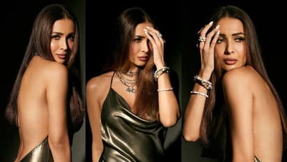 బ్యాక్ లెస్ ట్రెండీ వేర్ లో బాలీవుడ్ హాట్ బాంబ్ మలైకా అందాల మోత... హాట్నెస్ లో హద్దులు దాటేసిన అమ్మడు!