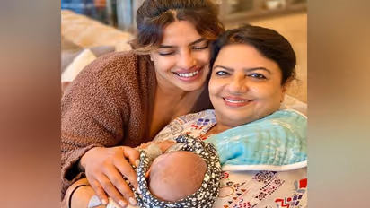 Priyanka Chopra shares glimpse of daughter on mom Madhu Chopra’s birthday