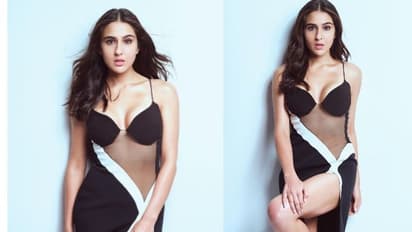 బాలీవుడ్ యంగ్ బ్యూటీ ఒంటిపై బట్టలున్నా లేనట్టే..  హాట్ ఫొటోషూట్ తో పిచ్చెక్కిస్తున్న సారా అలీ ఖాన్.. 