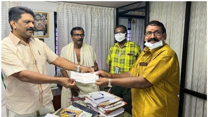 ലേലം അംഗീകരിച്ചു, ചെക്ക് കൈമാറി; ഗുരുവായൂര് ക്ഷേത്രത്തിലെ 'ഥാര്' ഇനി വിഘ്നേഷിന് സ്വന്തം