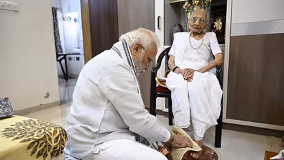 PM Modi pens note on mother Heeraben's 100th birthday, recalls childhood memories