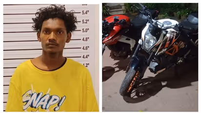ആഡംബര ബൈക്ക് മോഷ്ടിച്ച് കറക്കം; യുവാവും കൗമാരക്കാരനും പിടിയിൽ