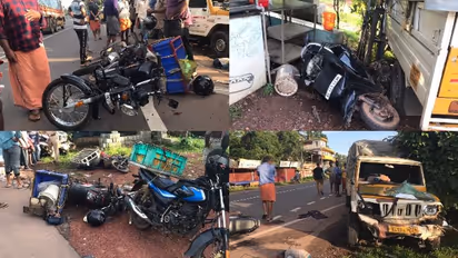 കണ്ണപുരത്ത് പിക്ക് അപ്പ് വാൻ റോഡരികിലേക്ക് പാഞ്ഞുകയറി; 2 മരണം, 5 പേർക്ക് പരിക്ക്
