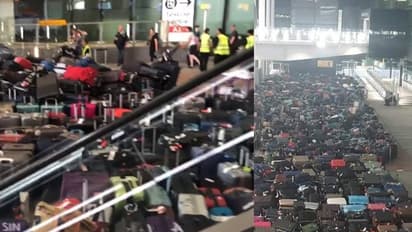 ഹീത്രൂ എയർപോർട്ടില്‍ 'ബാഗേജ് കടല്‍'; പണി കിട്ടിയതിന്‍റെ കാരണം ഇങ്ങനെ