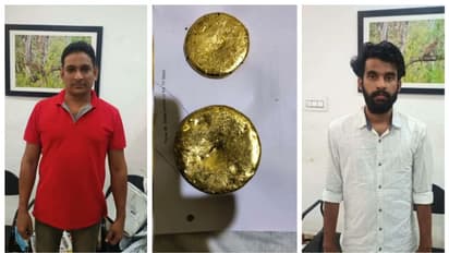 പാന്റിലും ടീഷ‍ര്‍ട്ടിലും സ്വർണത്തരി ഒട്ടിച്ചു, മലദ്വാരത്തിലൊളിപ്പിച്ചും കടത്ത്; ഒന്നര കിലോ സ്വര്‍ണ്ണം പിടിച്ചു