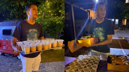 നീണ്ട പെട്രോള് ക്യൂ; പട്ടിണിപ്പാവങ്ങള്ക്ക് ചായ വിതരണം ചെയ്ത് റോഷൻ മഹാനാമ, പ്രശംസിച്ച് ക്രിക്കറ്റ് ആരാധകർ