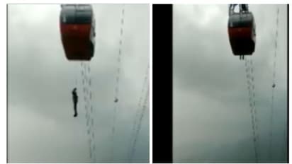 Cable Car Stuck: గాల్లో ఆగిన కేబుల్ కారు.. ప్రమాదంలో పర్యాటకులు.. రంగంలోకి ఎన్డీఆర్ఎఫ్ బృందాలు