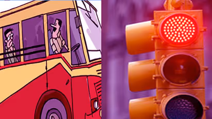 ചുവന്ന സിഗ്നല്‍ കൂസാതെ ആനവണ്ടി പാഞ്ഞു, ഡ്രൈവറുടെ ലൈസന്‍സ് എംവിഡി തെറിപ്പിച്ചു!