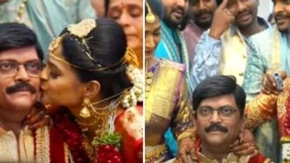 மறைந்து போன தந்தையை சிலையாக வடித்து வந்த அண்ணன்..! உருகி அழுத தங்கை.. உணர்ச்சி பிழம்பான திருமணமேடை