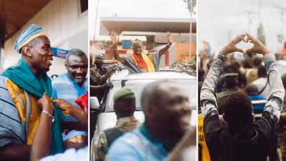 No place like home! Paul Pogba receives hero's welcome in Guinea - WATCH