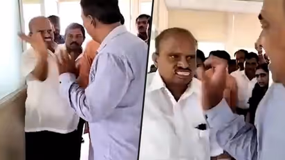 Video of JD(S) MLA slapping ITI principal in Karnataka's Mandya goes viral