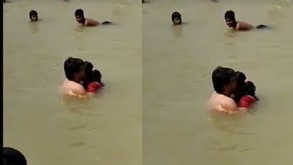 ಉತ್ತರಪ್ರದೇಶ: ಅಯೋಧ್ಯೆ ಕಲ್ಯಾಣಿಯಲ್ಲಿ ಪತಿ-ಪತ್ನಿ ಸರಸ: ಸ್ಥಳೀಯರಿಂದ ಗೂಸಾ