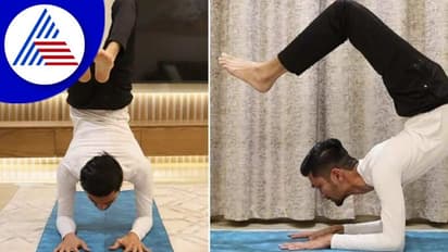 29 ನಿಮಿಷ ವೃಶ್ಚಿಕಾಸನದಲ್ಲಿ ನಿಂತು ವಿಶ್ವ ದಾಖಲೆ ನಿರ್ಮಿಸಿದ ತರುಣ