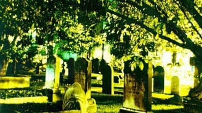 സെമിത്തേരിയിലെ ഫോട്ടോകളില്‍ കണ്ട ദുരൂഹ  സ്ത്രീരൂപം ആരുടേതാണ്, പ്രേതമെന്ന് പ്രചാരണം! 