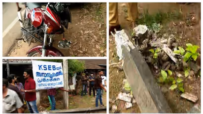 വൈദ്യുതി പോസ്റ്റ് വീണ് ബൈക്ക് യാത്രക്കാരന് ദാരുണാന്ത്യം; സംഭവം കോഴിക്കോട് നടുവട്ടത്ത്