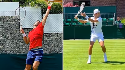 Wimbledon 2022: Novak Djokovic trains hard for 'childhood dream tournament'