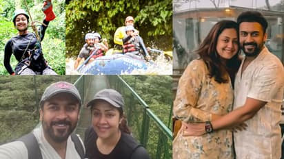 சில்லுனு ஒரு காதல் ட்ரிப்... குடும்பத்துடன் வெளிநாட்டுக்கு சுற்றுலா சென்ற சூர்யா - வைரலாகும் டூர் வீடியோ