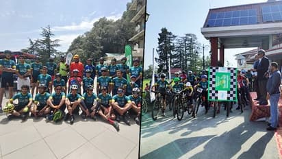 MTB Himachal Janjehli 2022 1st Edition: Mountain biking race flagged-off on Olympic Day
