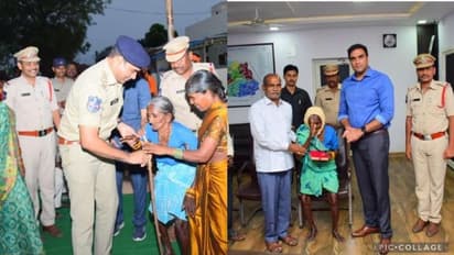 మనసున్న మారాజు మా ఎస్పీ సారు...: రాహుల్ హెగ్డే ఆప్యాయతకు సిరిసిల్ల వృద్దురాలు సలాం 