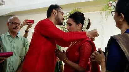 സുരേഷ് ഗോപിയുടെയും ജി വേണുഗോപാലിന്‍റെയും സാന്നിധ്യത്തില്‍ മ‍ഞ്ജരിക്ക് മിന്ന് കെട്ട് , വിവാഹ ചിത്രങ്ങള്‍ കാണാം 