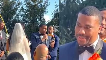 മലയാളത്തിൽ വിവാഹപ്രതിജ്ഞ ചൊല്ലി ആഫ്രിക്കൻ-അമേരിക്കൻ വരൻ, കണ്ണ് നിറഞ്ഞ് വധു