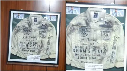 ಪುನೀತ್ ಜಾಕೆಟ್‌ಗೆ ಫ್ರೇಮ್ ಹಾಕಿಸಿಟ್ಟ ಸಚಿವರ ಪುತ್ರ; ಜಾಕೆಟ್‌ನ ವಿಶೇಷತೆ ಏನು?