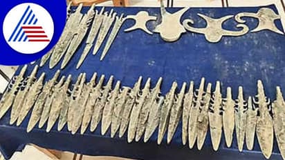 ಹೊಲ ಉಳುತ್ತಿದ್ದ ರೈತನಿಗೆ ಸಿಕ್ತು 4 ಸಾವಿರ ವರ್ಷ ಹಳೆಯ ತಾಮ್ರದ ಆಯುಧಗಳು