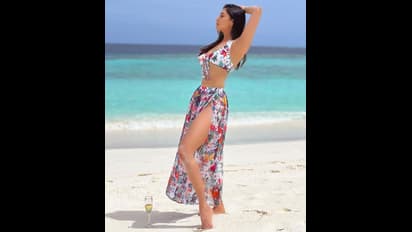 బికినీలో ఇంటర్నెట్ షేక్ చేస్తున్న 'యమదొంగ' హీరోయిన్.. ఒంపుసొంపులు చూపిస్తూ చెమటలు పట్టిస్తోంది 