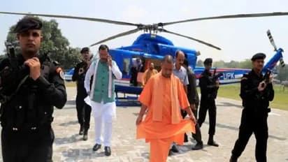 യോഗി ആദിത്യനാഥ് സഞ്ചരിച്ച ഹെലികോപ്റ്ററിൽ പക്ഷിയിടിച്ചു, അടിയന്തരമായി തിരിച്ചിറക്കി