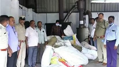  ಜಪ್ತಿ ಮಾಡಿದ್ದ 73 ಕೆ.ಜಿ ಗಾಂಜಾ ಸುಟ್ಟ ಯಾದಗಿರಿ ಪೋಲಿಸರು