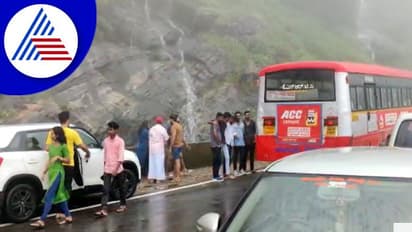 ಚಾರ್ಮಾಡಿ ಘಾಟಿಯ ಜಾರುವ ಬಂಡೆಗಳ ಮೇಲೆ ಪ್ರವಾಸಿಗರ ಹುಚ್ಚಾಟ 