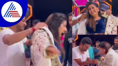 ಜಾಕೆಟ್ ಸೂಪರ್ ಅಂದಿದ್ದಕ್ಕೆ ಆಟೋಗ್ರಾಫ್ ಹಾಕಿ ಅನುಶ್ರೀಗೆ ಕೊಟ್ಟ ಶಿವಣ್ಣ; ವಿಡಿಯೋ ವೈರಲ್