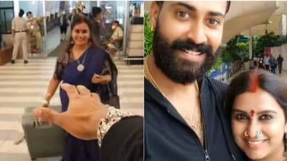 Bigg Boss : മൂന്ന് മാസത്തിന് ശേഷം ഒരുമിച്ച്, നല്ലപാതിയെ വരവേറ്റ് റോൺസൺ- വീഡിയോ