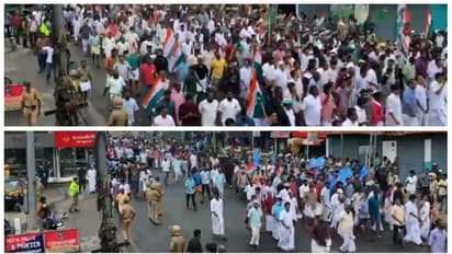 വയനാട്ടിലെ കോൺഗ്രസ് ഉപരോധം; പൊലീസ് നിഷ്ക്രിയമായി നിന്നു, തൻറെ മുന്നിൽ ഓഡർലി മാർച്ച് നടത്തണമെന്നും എസ് പി