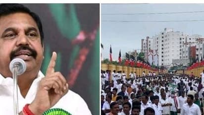 அதிமுக பொதுக்குழு கூட்டத்திற்கு மேடை அமைக்கும் பணி..! திடீரென நிறுத்தப்பட்டதால் பரபரப்பு