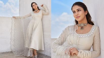 వైట్ డ్రెస్ లో మెరిసిపోతున్న లావణ్య త్రిపాఠి.. ట్రెడిషనల్ లుక్ లో అదరగొడుతున్న అందాల రాక్షసి..